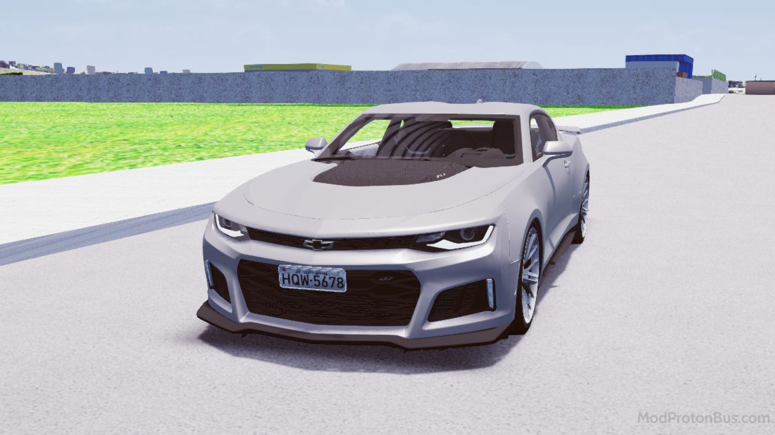 Download Mod Chevrolet Camaro ZL1 Car for Proton Bus Simulator