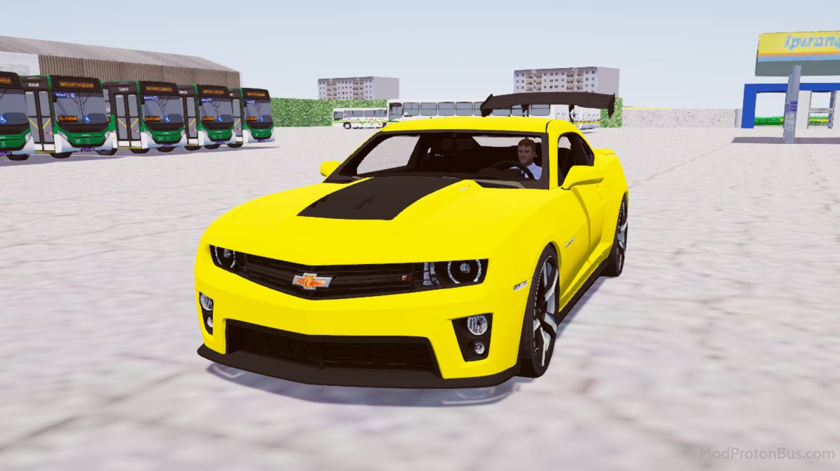 Download Mod Chevrolet Camaro ZL1 Car for Proton Bus Simulator