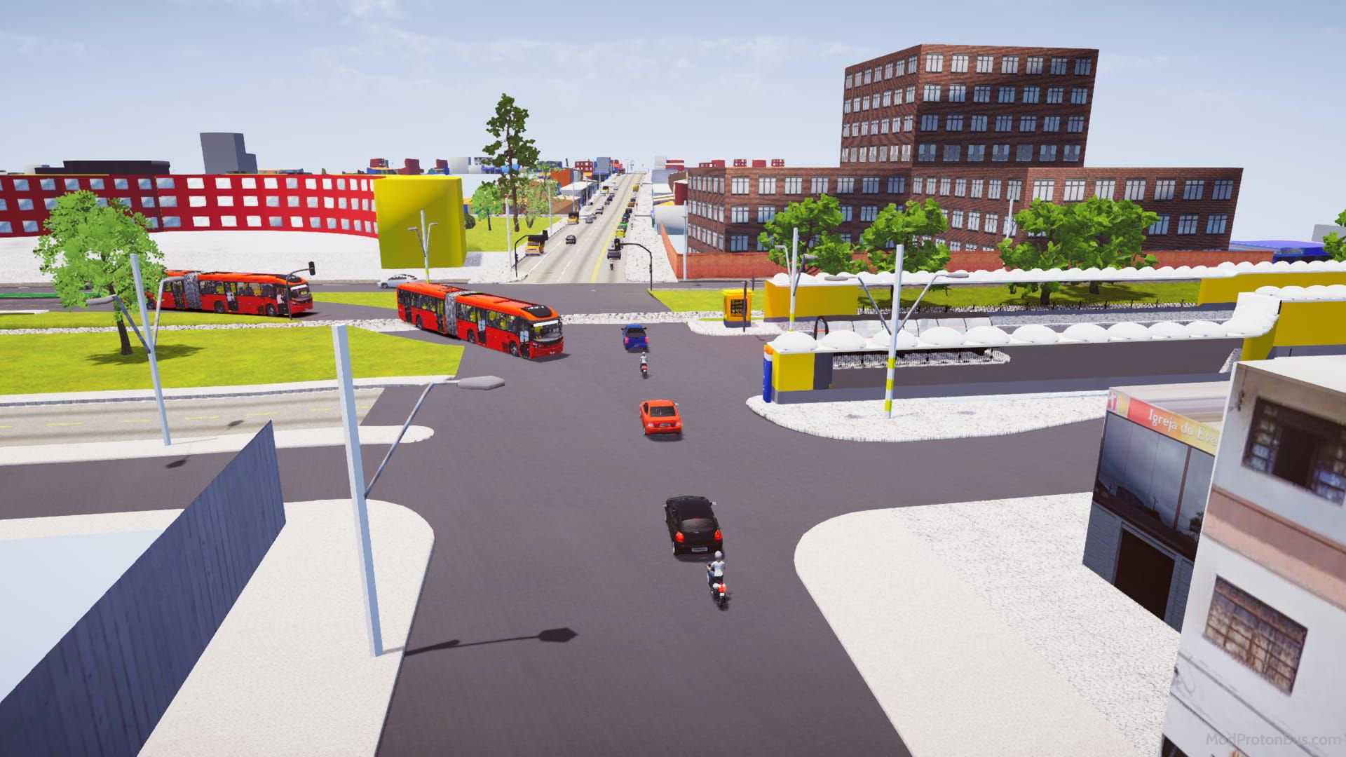 Download Mod Cidade de Curitiba BRT Demo Map for Proton Bus Simulator