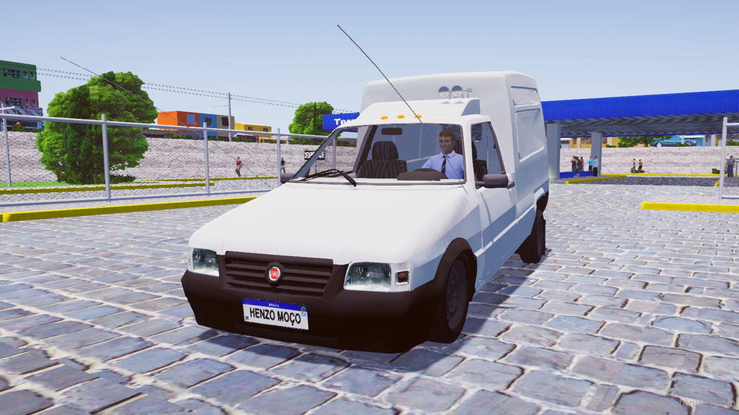 Download Mod Fiat Fiorino Qualificado for Proton Bus Simulator