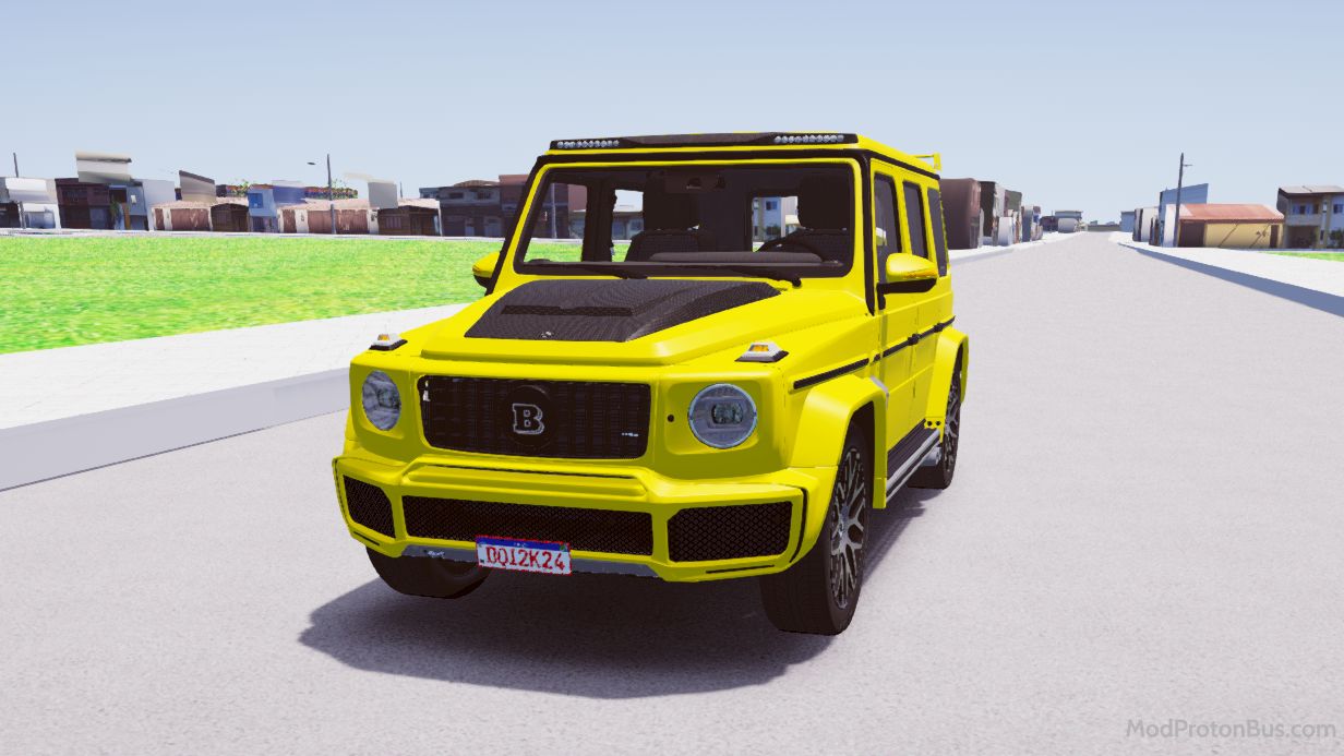 Download Mod Mercedes G Wagon Brabus Car for Proton Bus Simulator (PBSU & PBSR)