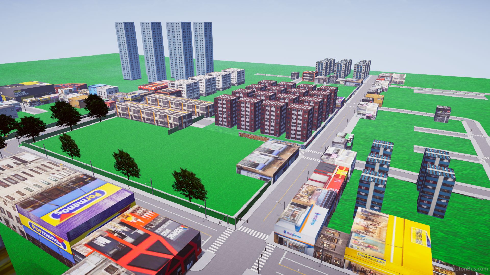 Download Mod Noroeste ficticio SP Map for Proton Bus Simulator