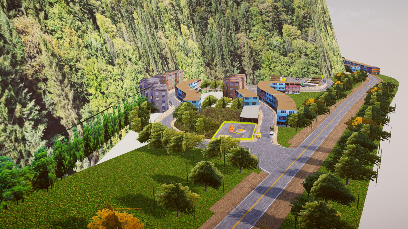 Download Mod Nuestra Tierra PanterGameY Map for Proton Bus Simulator