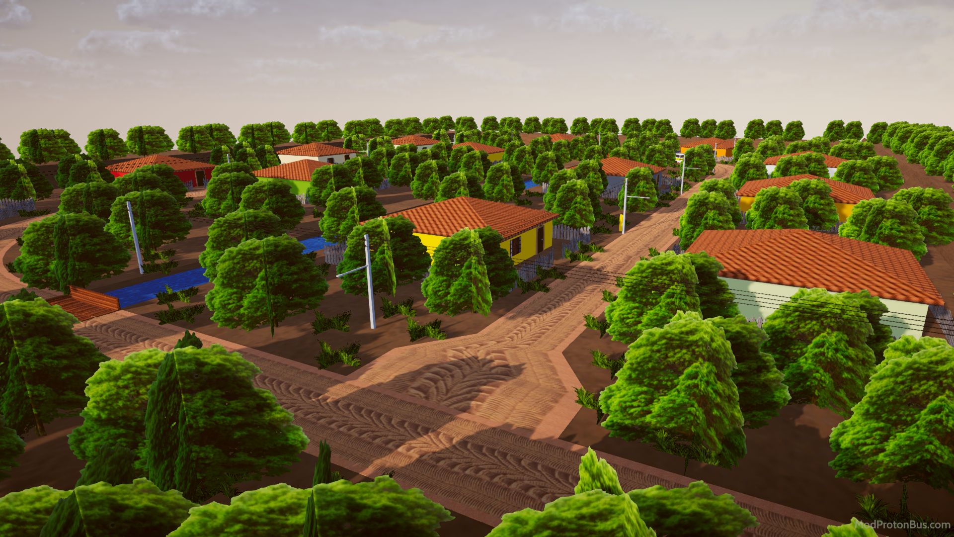 Download Mod Sao Diego V3.1 Map for Proton Bus Simulator