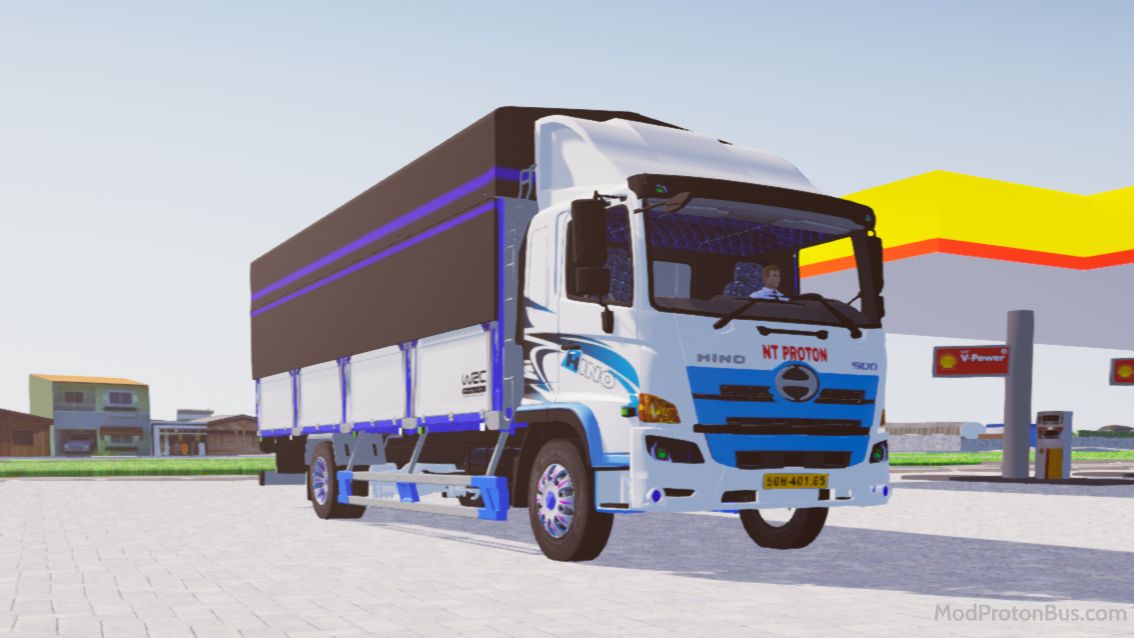 Download Mod Hino 500 2 Chân for Proton Bus Simulator (PBSU & PBSR) screenshot
