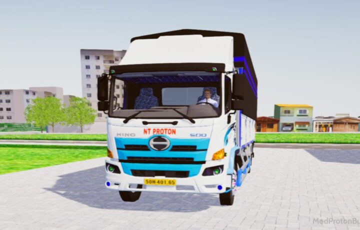 Download Mod Hino 500 2 Chân for Proton Bus Simulator (PBSU & PBSR)