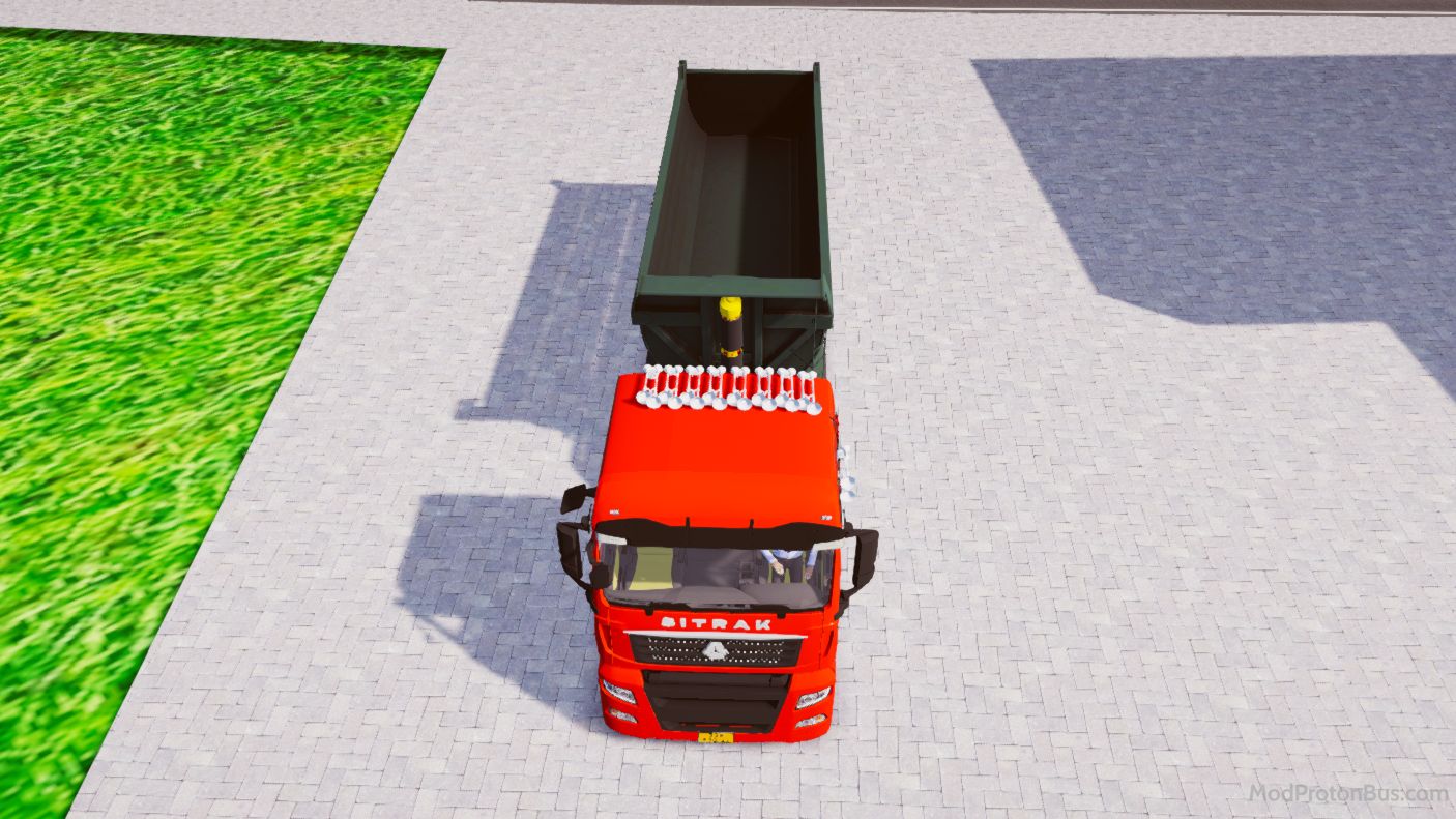 Download Mod Howo Sitrak C7H 540 for Proton Bus Simulator (PBSU & PBSR) screenshot