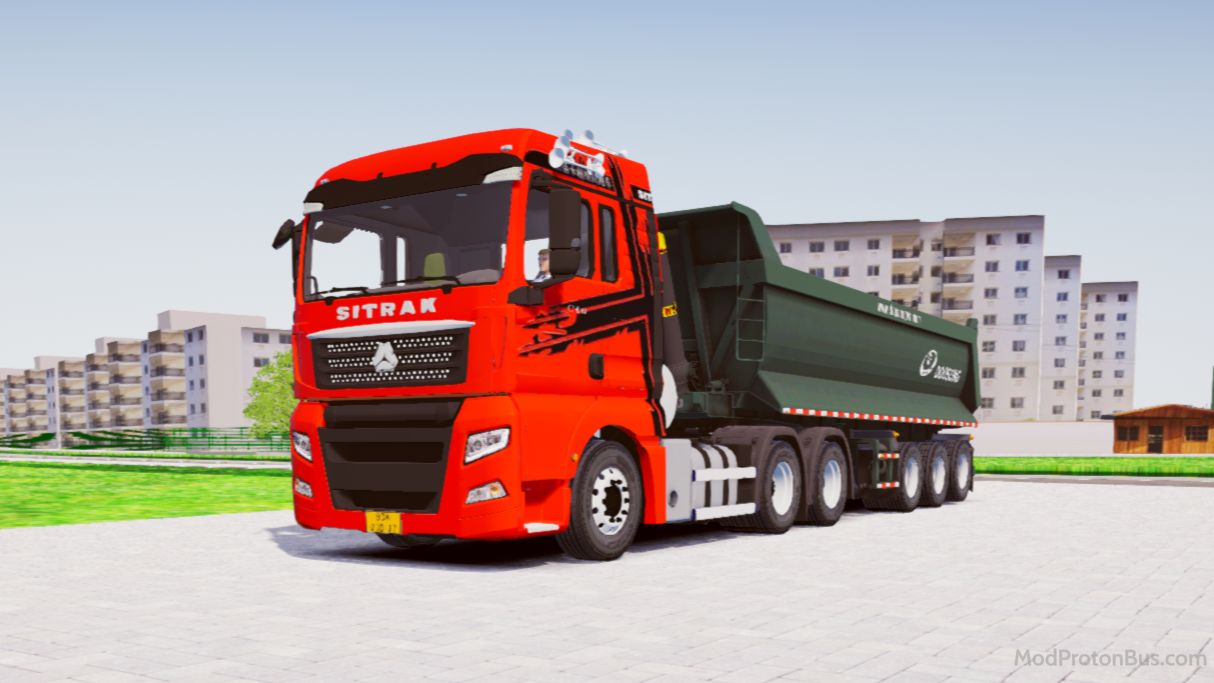 Download Mod Howo Sitrak C7H 540 for Proton Bus Simulator (PBSU & PBSR) screenshot