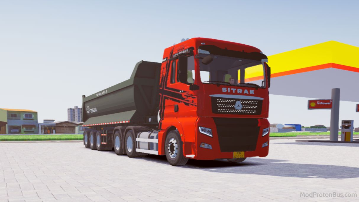 Download Mod Howo Sitrak C7H 540 for Proton Bus Simulator (PBSU & PBSR) screenshot