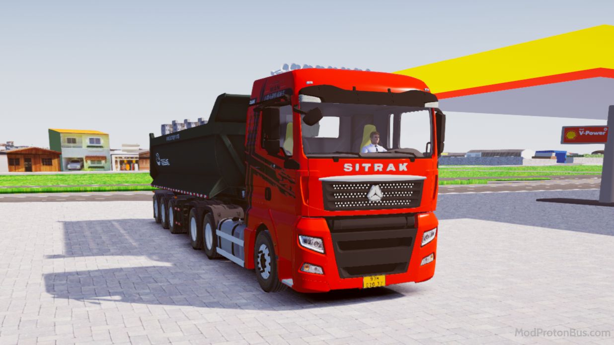 Download Mod Howo Sitrak C7H 540 for Proton Bus Simulator (PBSU & PBSR) screenshot