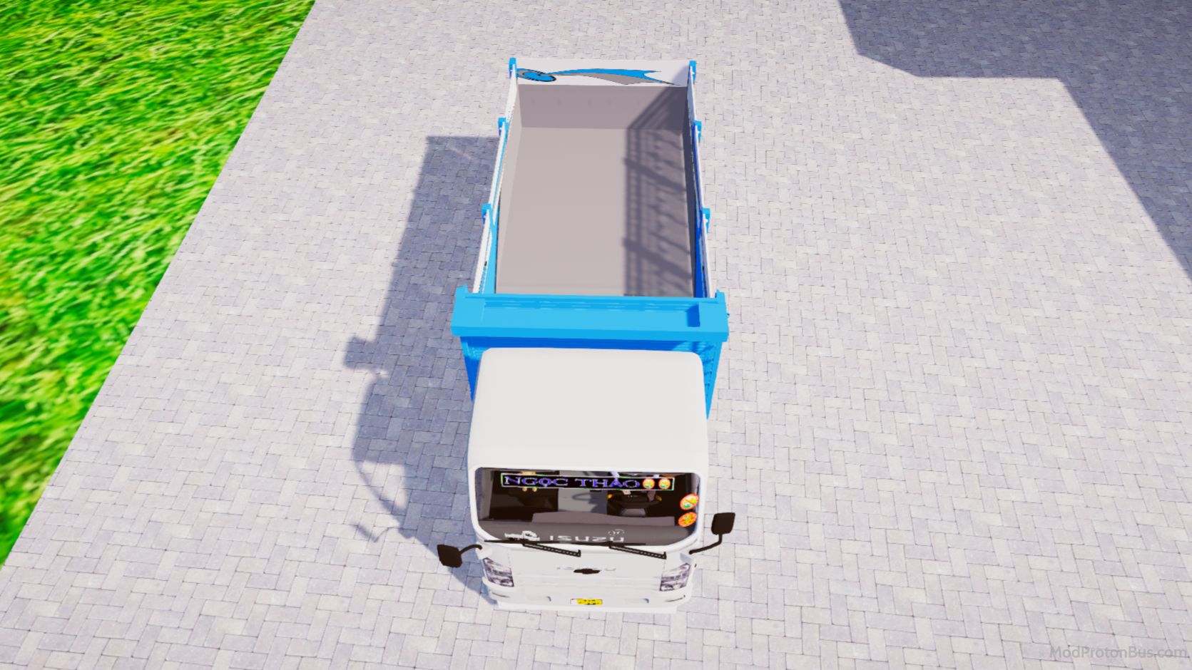 Download Mod Isuzu NPR Thùng Ben for Proton Bus Simulator (PBSU & PBSR) screenshot