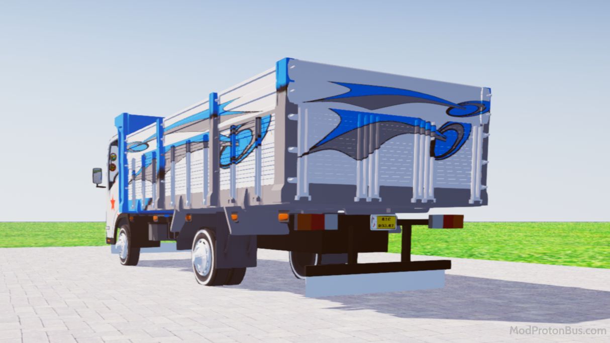 Download Mod Isuzu NPR Thùng Ben for Proton Bus Simulator (PBSU & PBSR) screenshot