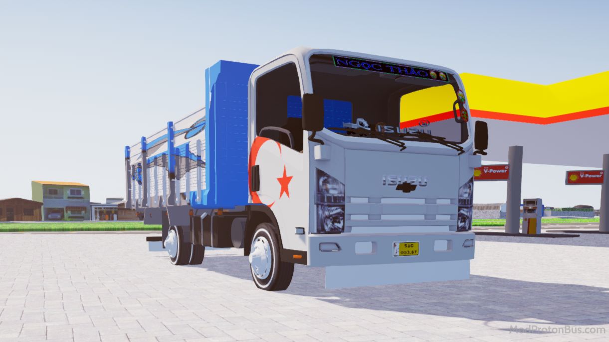 Download Mod Isuzu NPR Thùng Ben for Proton Bus Simulator (PBSU & PBSR) screenshot