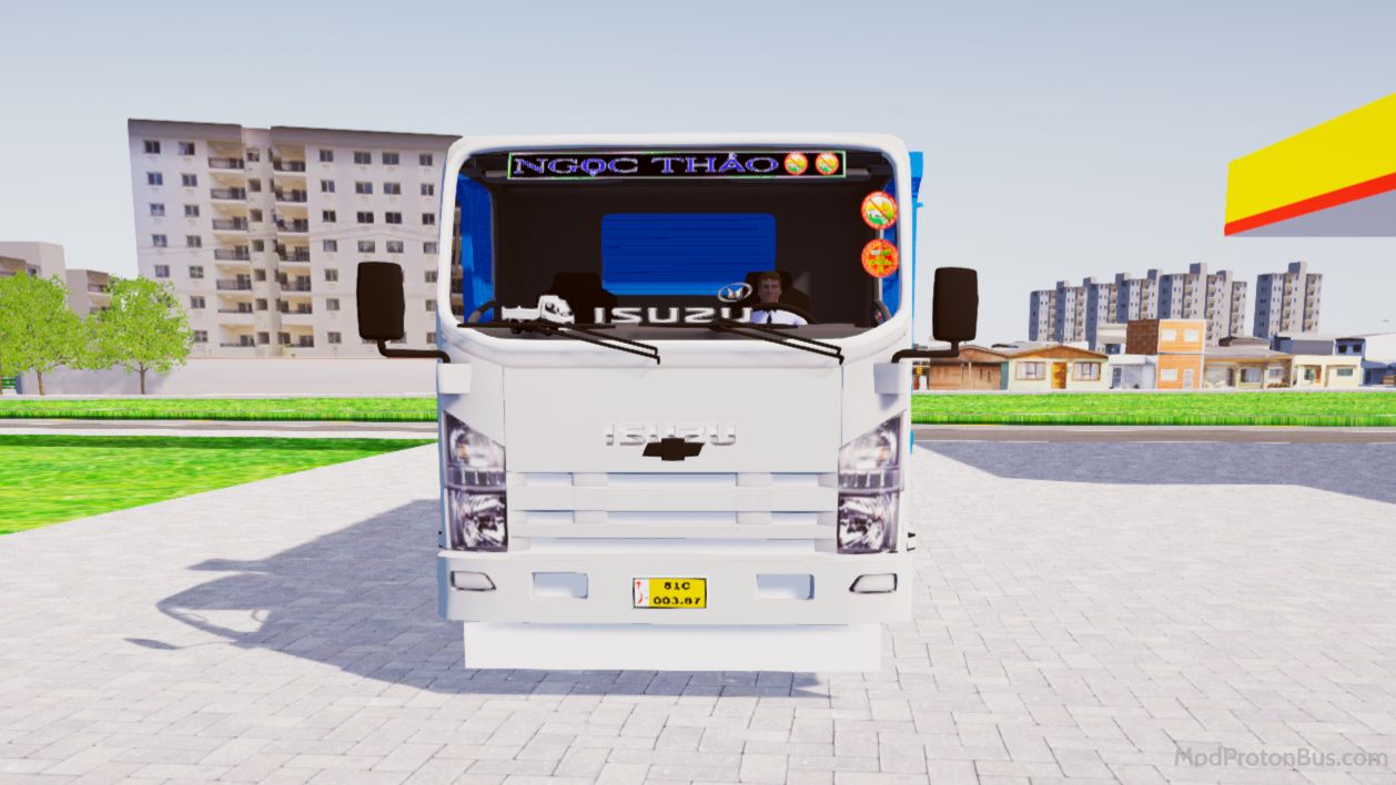 Download Mod Isuzu NPR Thùng Ben for Proton Bus Simulator (PBSU & PBSR) screenshot