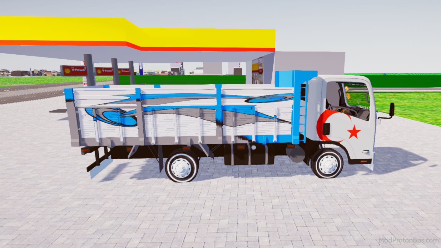 Download Mod Isuzu NPR Thùng Ben for Proton Bus Simulator (PBSU & PBSR) screenshot