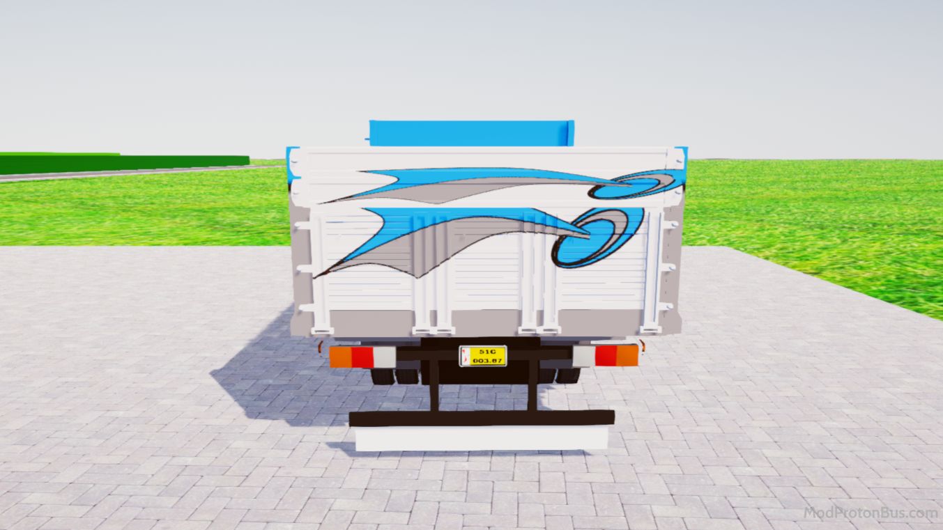 Download Mod Isuzu NPR Thùng Ben for Proton Bus Simulator (PBSU & PBSR) screenshot