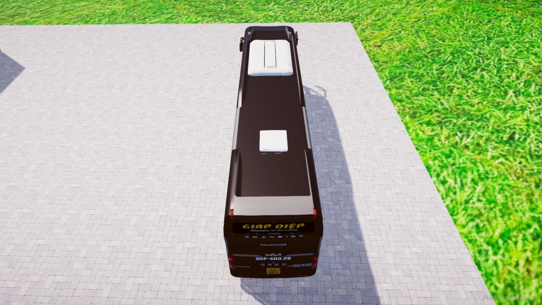 Download Mod Kia Granbird Silkroad 34P for Proton Bus Simulator (PBSU & PBSR) screenshot