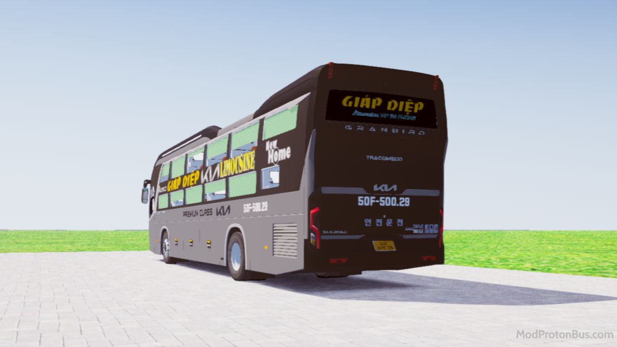 Download Mod Kia Granbird Silkroad 34P for Proton Bus Simulator (PBSU & PBSR) screenshot