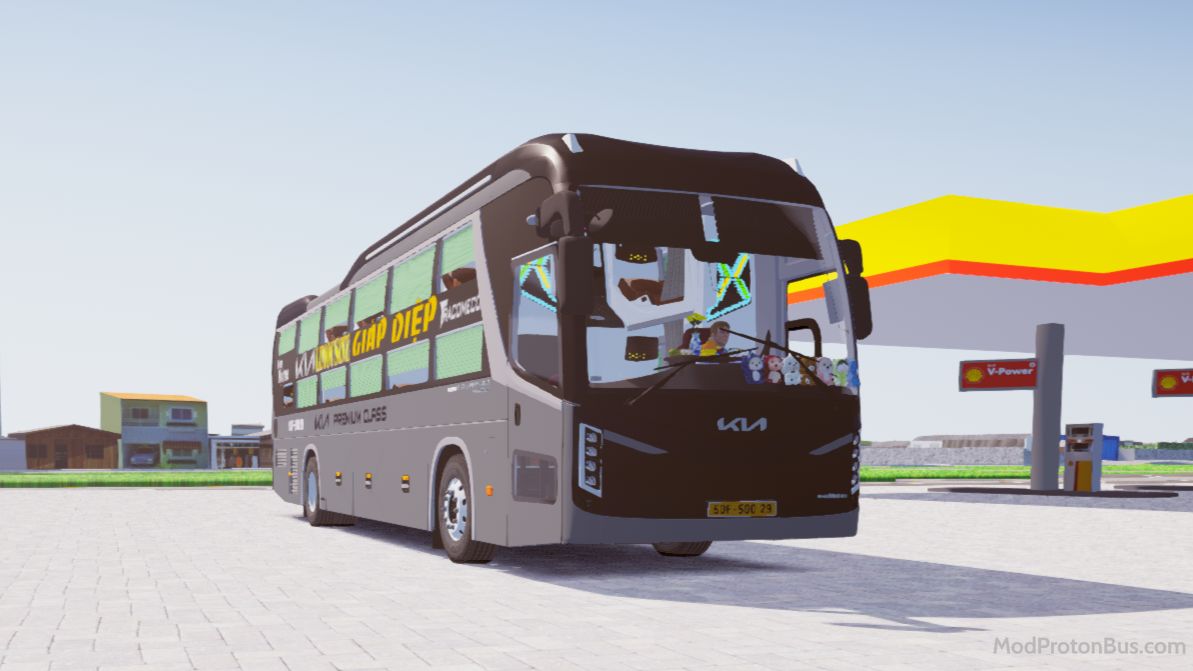 Download Mod Kia Granbird Silkroad 34P for Proton Bus Simulator (PBSU & PBSR) screenshot