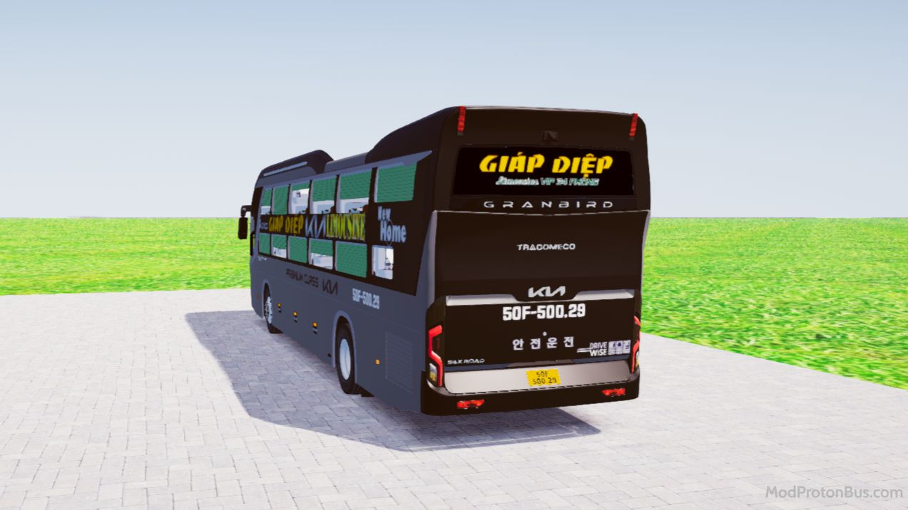 Download Mod Kia Granbird Silkroad 34P for Proton Bus Simulator (PBSU & PBSR) screenshot