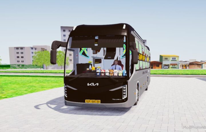 Download Mod Kia Granbird Silkroad 34P for Proton Bus Simulator (PBSU & PBSR)