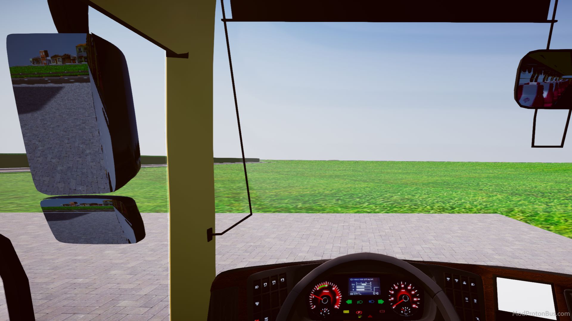 Download Mod Kia Grandbird Blue Sky for Proton Bus Simulator (PBSU & PBSR) screenshot