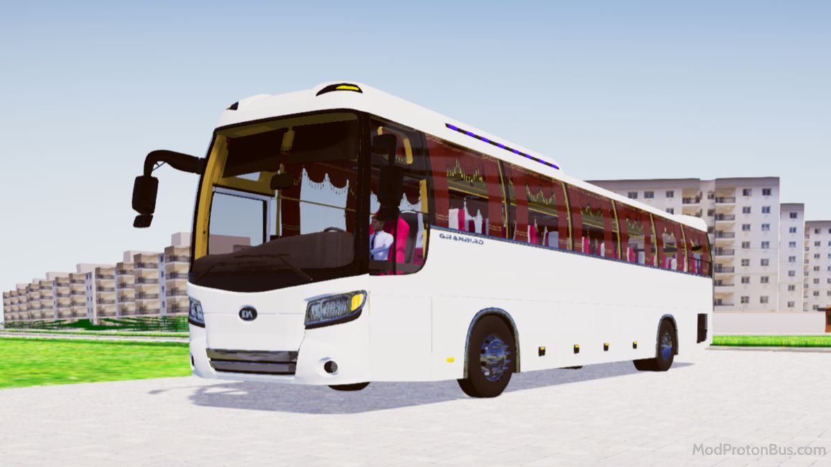 Download Mod Kia Grandbird Blue Sky for Proton Bus Simulator (PBSU & PBSR) screenshot