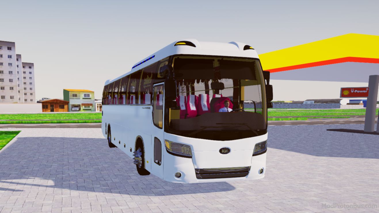 Download Mod Kia Grandbird Blue Sky for Proton Bus Simulator (PBSU & PBSR) screenshot