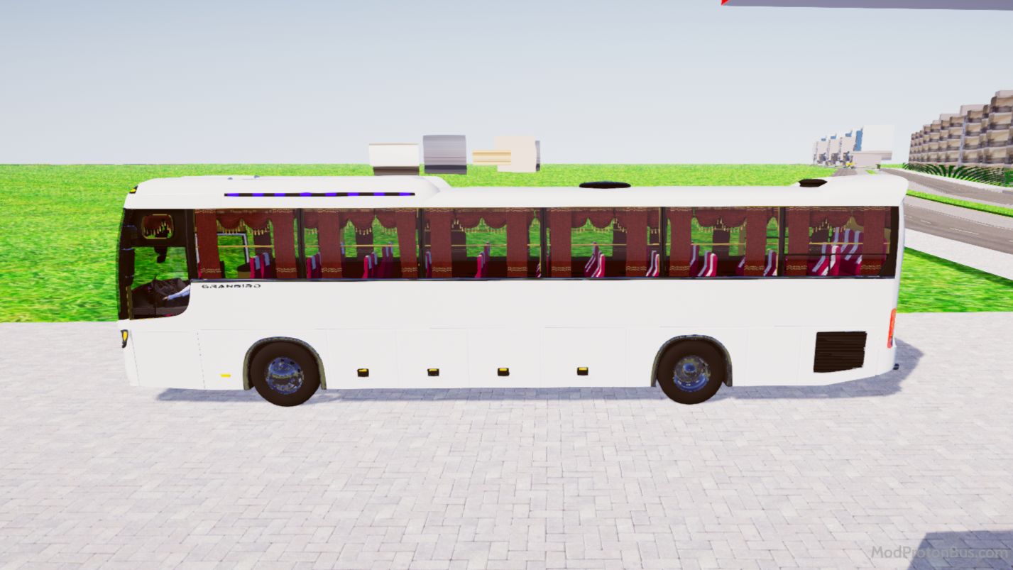 Download Mod Kia Grandbird Blue Sky for Proton Bus Simulator (PBSU & PBSR) screenshot