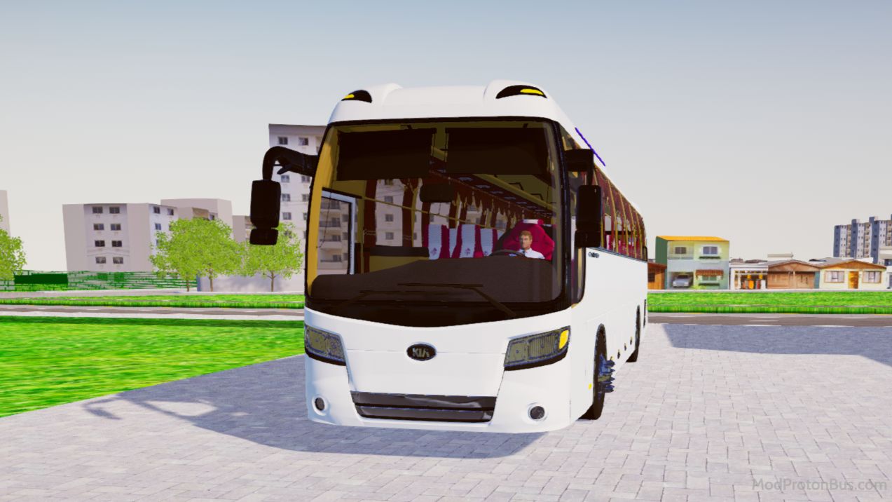Download Mod Kia Grandbird Blue Sky for Proton Bus Simulator (PBSU & PBSR)