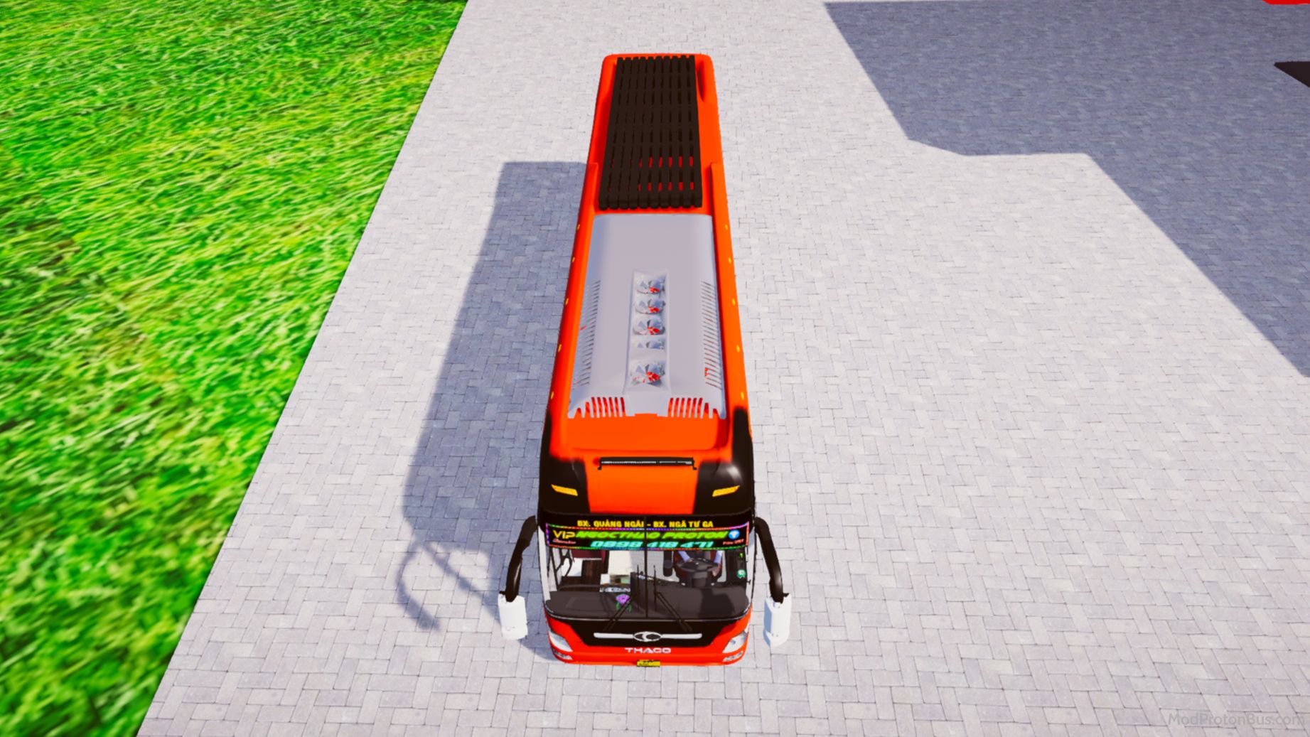 Download Mod Thaco 2015 Độ Trợ Sáng NT for Proton Bus Simulator (PBSU & PBSR) screenshot
