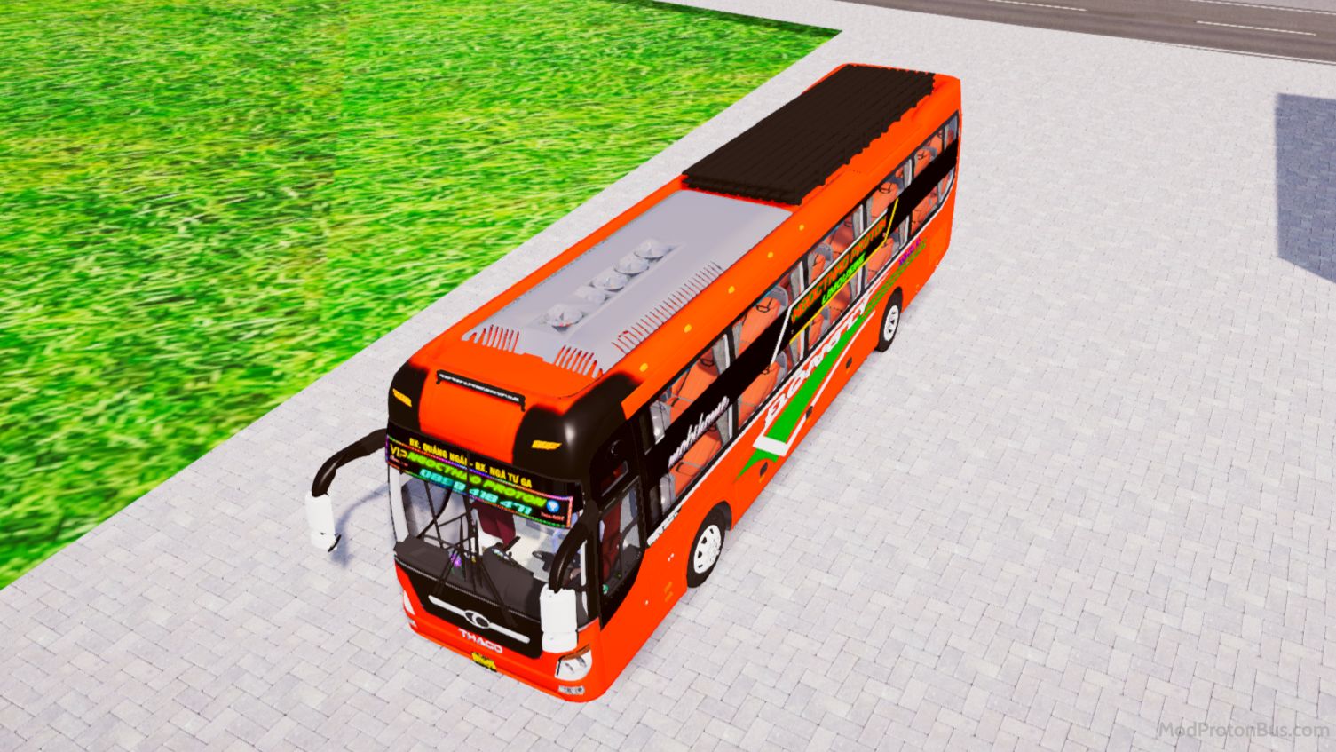 Download Mod Thaco 2015 Độ Trợ Sáng NT for Proton Bus Simulator (PBSU & PBSR) screenshot