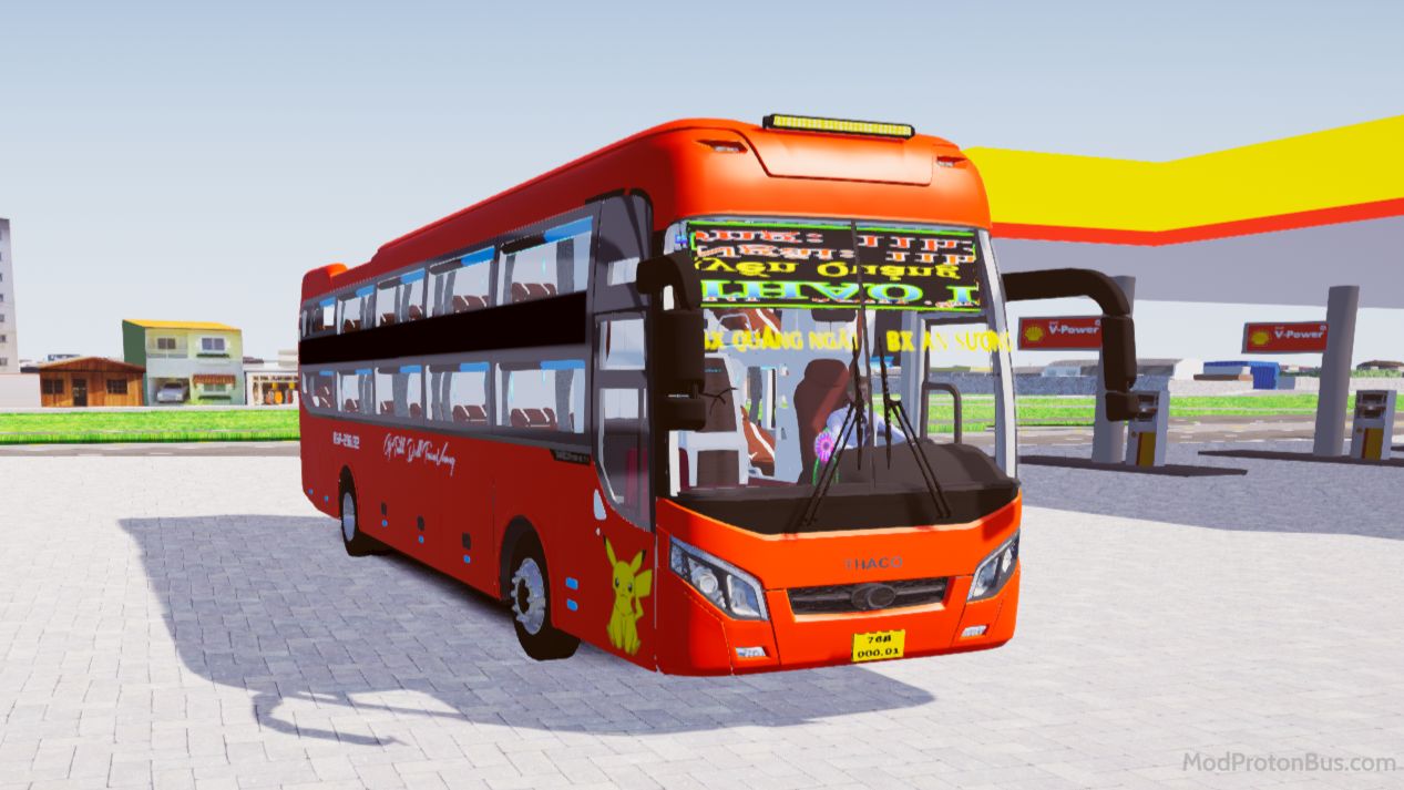 Download Mod Thaco 2017 Độ Mặt 2019 for Proton Bus Simulator (PBSU & PBSR) screenshot