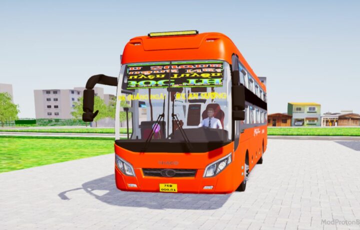 Download Mod Thaco 2017 Độ Mặt 2019 for Proton Bus Simulator (PBSU & PBSR)
