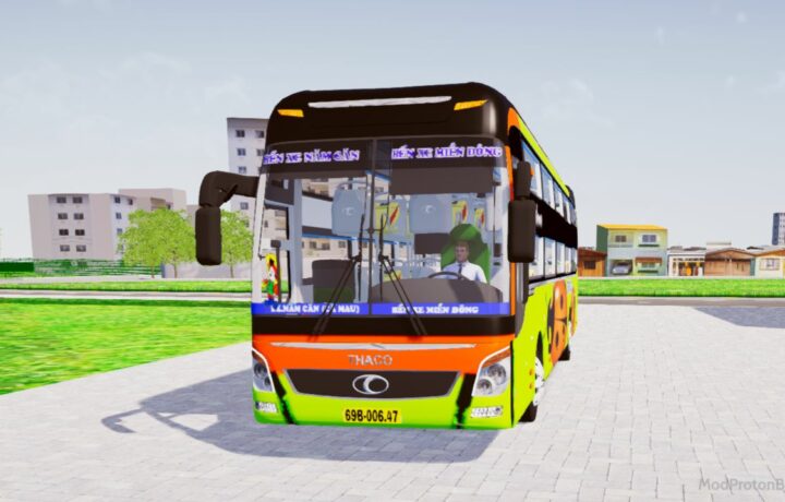 Download Mod Thaco 2017 Nhà Lượng Triều Quảng Ngãi for Proton Bus Simulator (PBSU & PBSR)