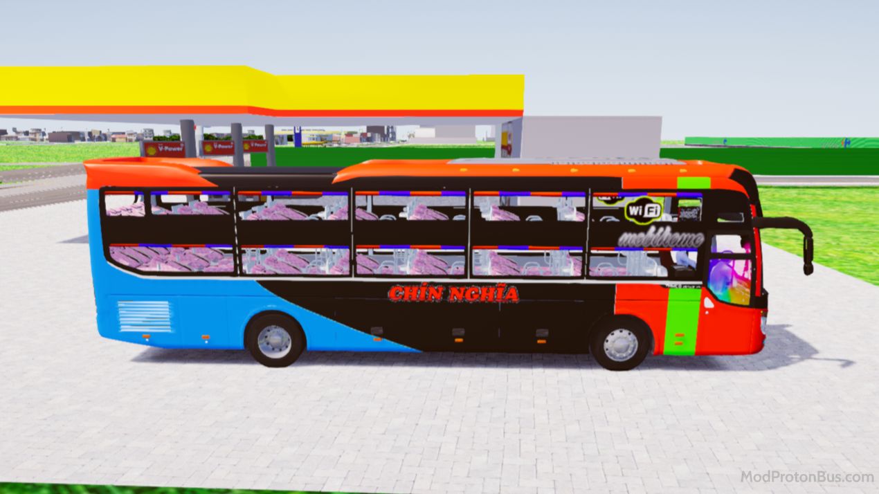 Download Mod Thaco 2017 Nhà Xe Chín Nghĩa for Proton Bus Simulator (PBSU & PBSR) screenshot