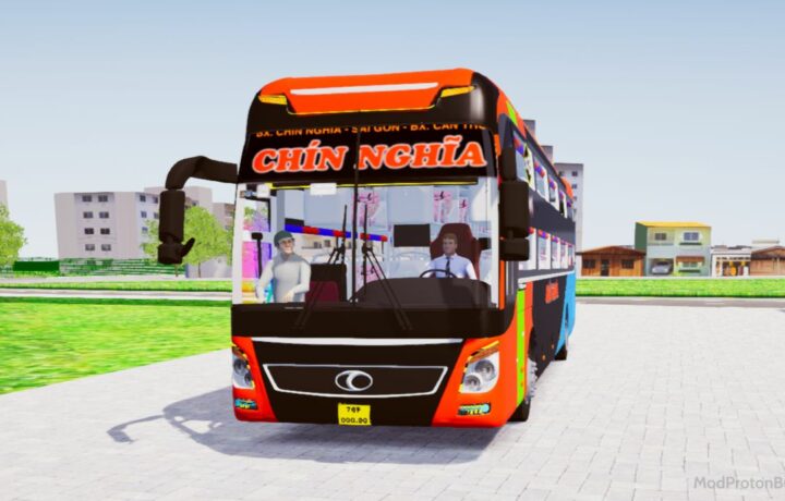Download Mod Thaco 2017 Nhà Xe Chín Nghĩa for Proton Bus Simulator (PBSU & PBSR)