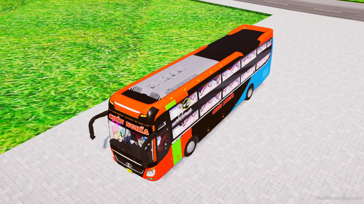 Download Mod Thaco 2017 Nhà Xe Chín Nghĩa for Proton Bus Simulator (PBSU & PBSR) screenshot