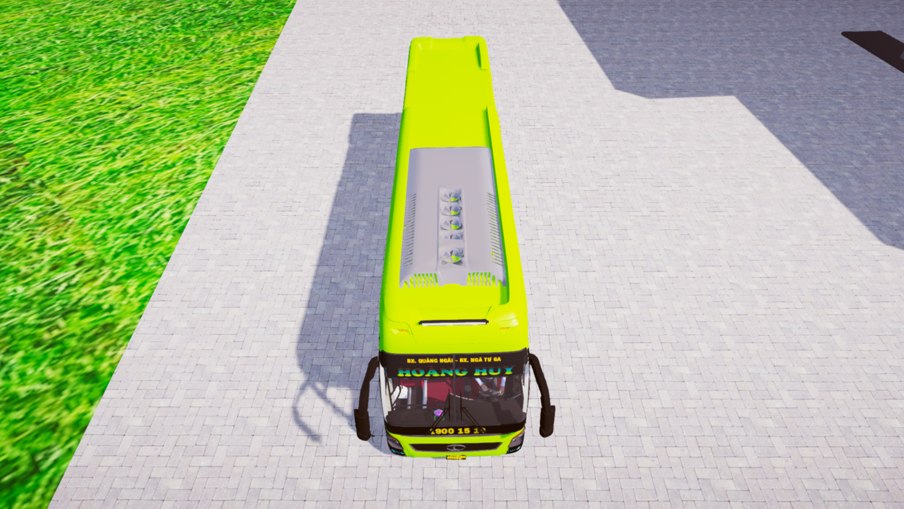 Download Mod Thaco 2017 Xe Khách Hoàng Huy for Proton Bus Simulator (PBSU & PBSR) screenshot