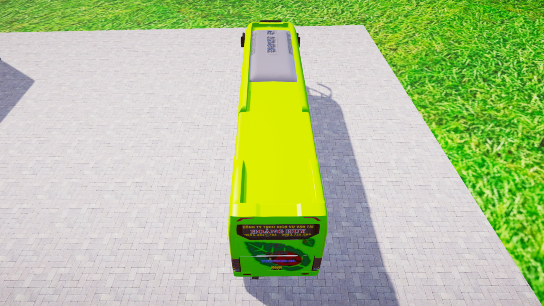 Download Mod Thaco 2017 Xe Khách Hoàng Huy for Proton Bus Simulator (PBSU & PBSR) screenshot