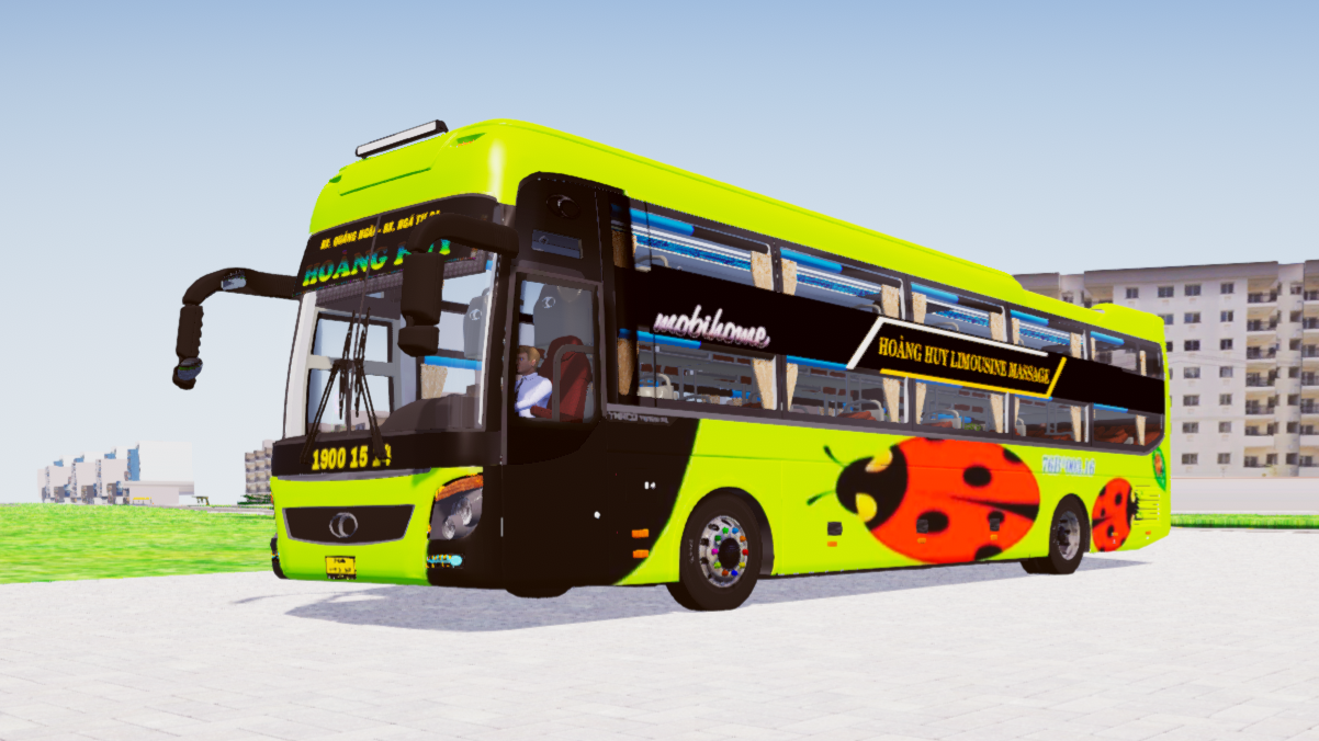 Download Mod Thaco 2017 Xe Khách Hoàng Huy for Proton Bus Simulator (PBSU & PBSR) screenshot