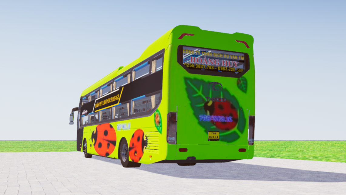 Download Mod Thaco 2017 Xe Khách Hoàng Huy for Proton Bus Simulator (PBSU & PBSR) screenshot