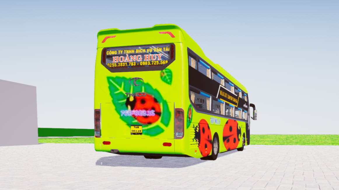 Download Mod Thaco 2017 Xe Khách Hoàng Huy for Proton Bus Simulator (PBSU & PBSR) screenshot