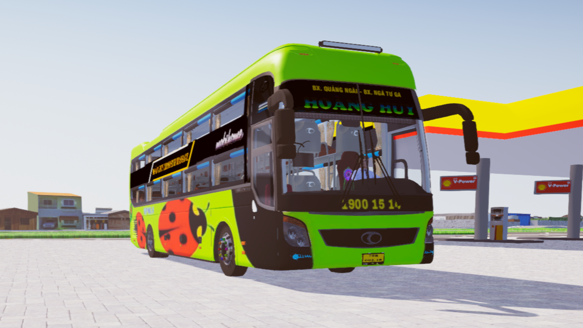 Download Mod Thaco 2017 Xe Khách Hoàng Huy for Proton Bus Simulator (PBSU & PBSR) screenshot