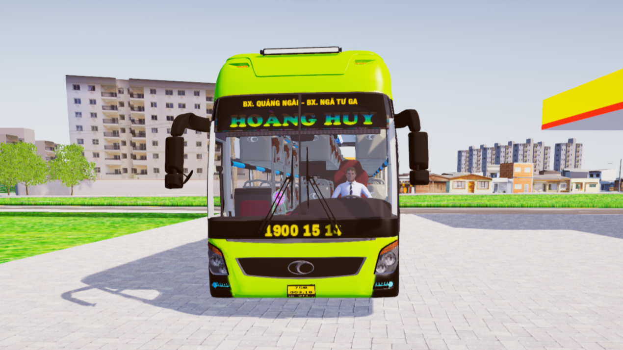 Download Mod Thaco 2017 Xe Khách Hoàng Huy for Proton Bus Simulator (PBSU & PBSR) screenshot