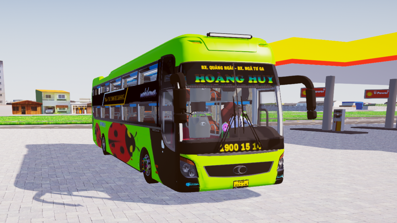 Download Mod Thaco 2017 Xe Khách Hoàng Huy for Proton Bus Simulator (PBSU & PBSR) screenshot