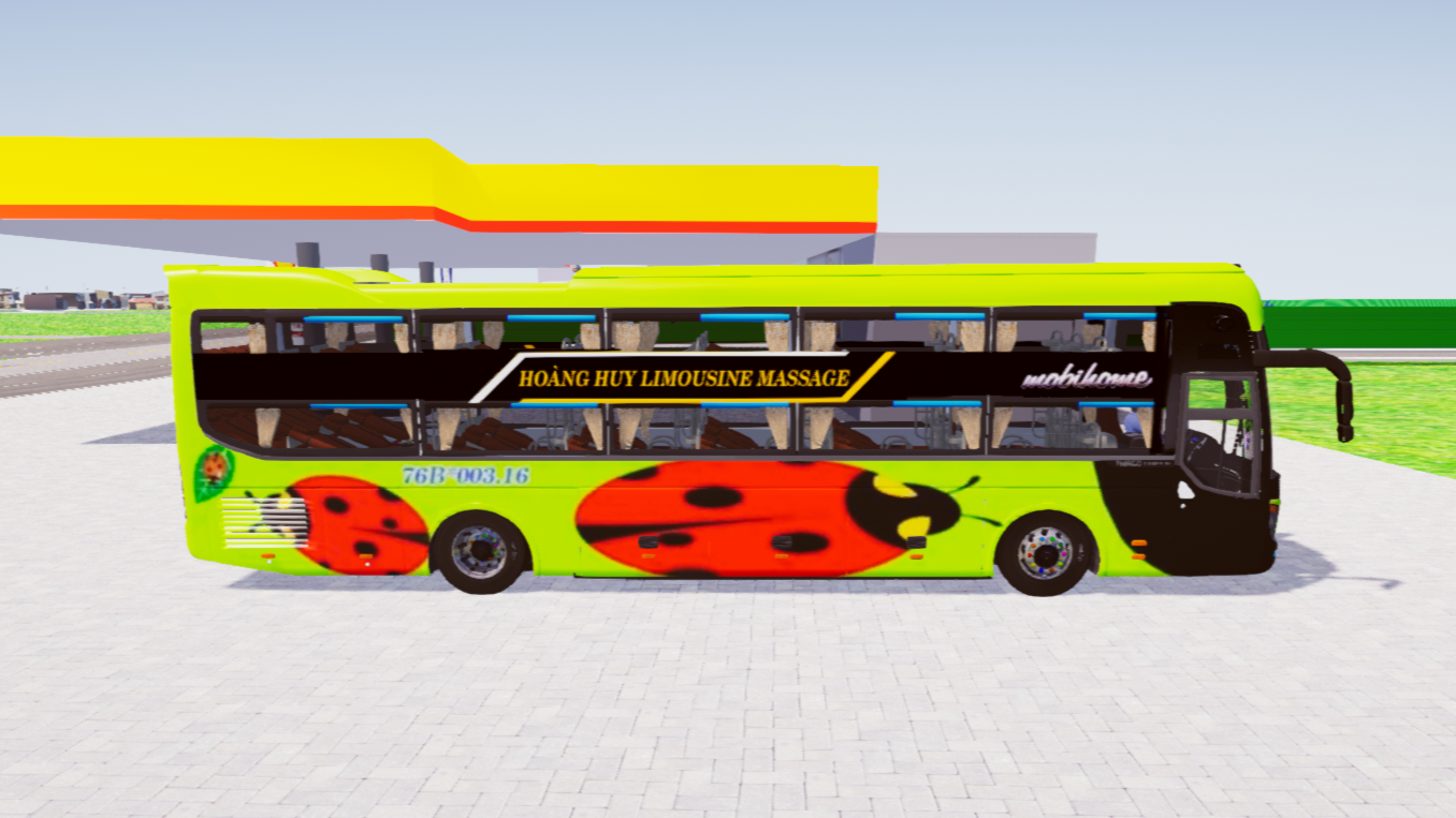 Download Mod Thaco 2017 Xe Khách Hoàng Huy for Proton Bus Simulator (PBSU & PBSR) screenshot