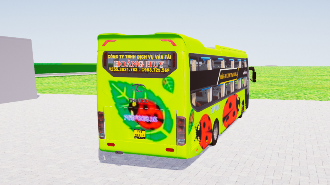 Download Mod Thaco 2017 Xe Khách Hoàng Huy for Proton Bus Simulator (PBSU & PBSR) screenshot