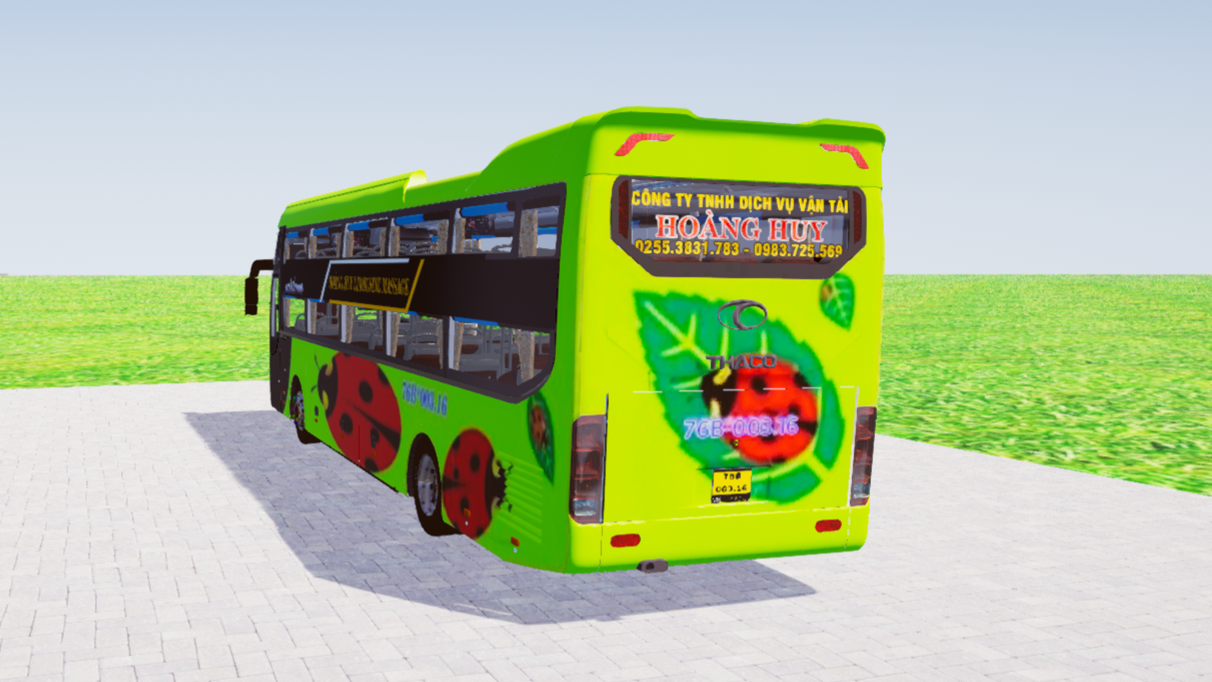 Download Mod Thaco 2017 Xe Khách Hoàng Huy for Proton Bus Simulator (PBSU & PBSR) screenshot