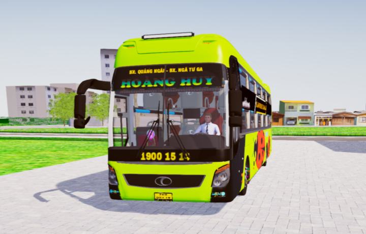 Download Mod Thaco 2017 Xe Khách Hoàng Huy for Proton Bus Simulator (PBSU & PBSR)